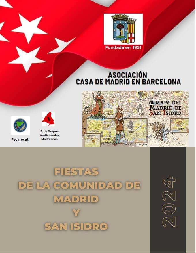 Actividades Culturales de la Casa de Madrid en Barcelona de los Meses de Marzo y Abril de 2024