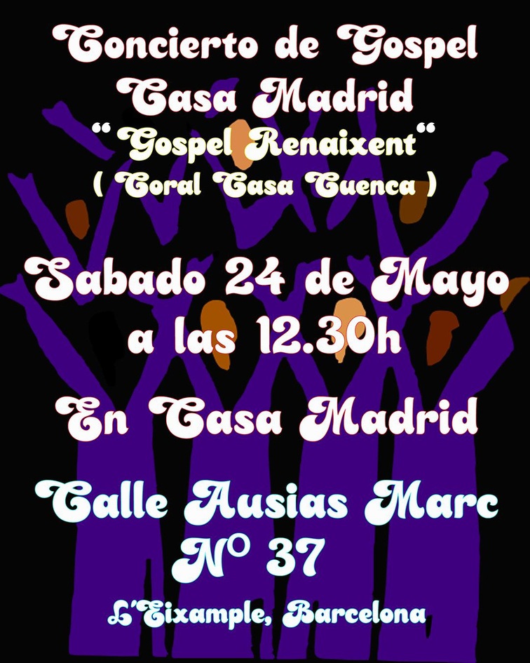 Concierto Gospel Casa de Madrid